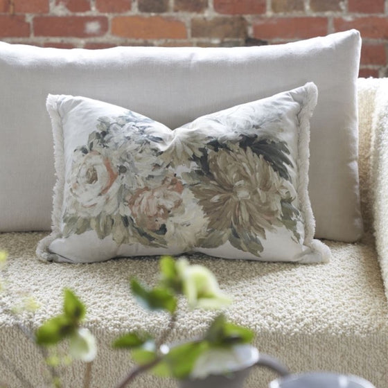 Fleurs D'Artistes Sepia Pillow
