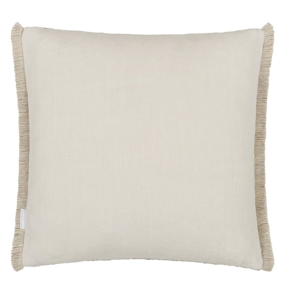 Parchment  Fringe Pillow