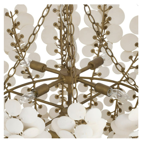 Eucalipto Ivory Chandelier