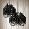 Large Black Twiggy Chandelier