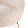 Ether Curved Blush Sofa