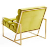 Pear Channeled Goldfinger Lounge Chair