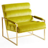 Pear Channeled Goldfinger Lounge Chair