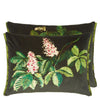 Olive Floral Reversible Pillow