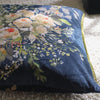 Noir Floral  Reversible Pillow