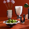Como Black  & White Scalloped Urn