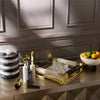 Como Black & White Barware Set
