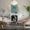 Ether Curved Blush Sofa