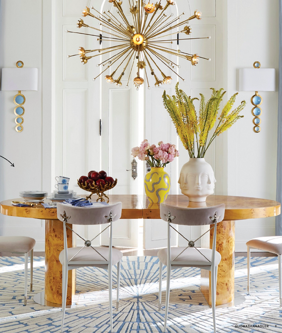 Bond Round Extension Dining Table – Black Rooster Decor