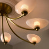 Waika Brass Flush Mount