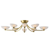 Waika Brass Flush Mount
