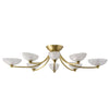 Waika Brass Flush Mount