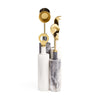 Como Black & White Barware Set
