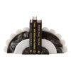 Mustique Black & White Bookend Set