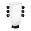 Mustique Black & White Disc Urn