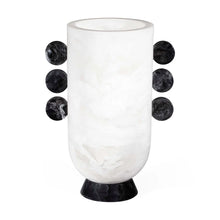  Mustique Black & White Disc Urn