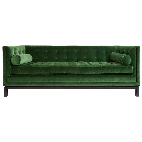 Emerald Velvet Sofa