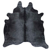 Black Croc Cowhide