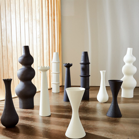 Black Checkmate Ceramic Collection