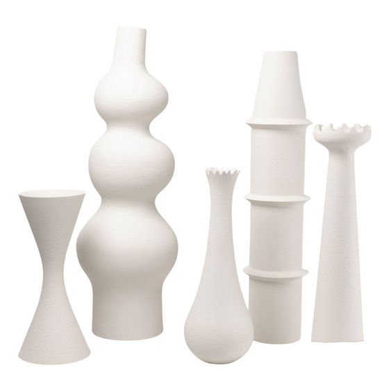 White Checkmate Ceramic Collection