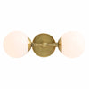 Double Brass Sconce