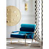 Rialto Channelled Goldfinger Lounge Chair
