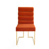 Channeled Goldfinger Dining Chair