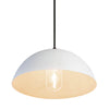 Grout White Outdoor Pendant