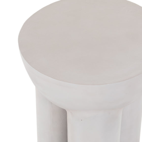 White Liam Accent Table