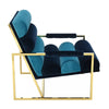 Rialto Channelled Goldfinger Lounge Chair